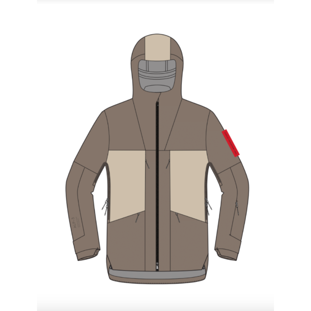 THE MOUNTAIN STUDIO - 3L HYBRID SHELL JACKET